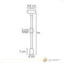 Ver imagem 4 de Pendente Corda de 1m Cru Sisal Natural Rústico Bivolt 1xe27