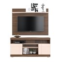 Ver imagem 3 de Conjunto Bancada Simpson com Painel Harris Natura Real/ Off White para TV 55 Polegadas
