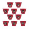 Conjunto com 10 Baldes de Gelo Vermelho Dias dos Pais - 1