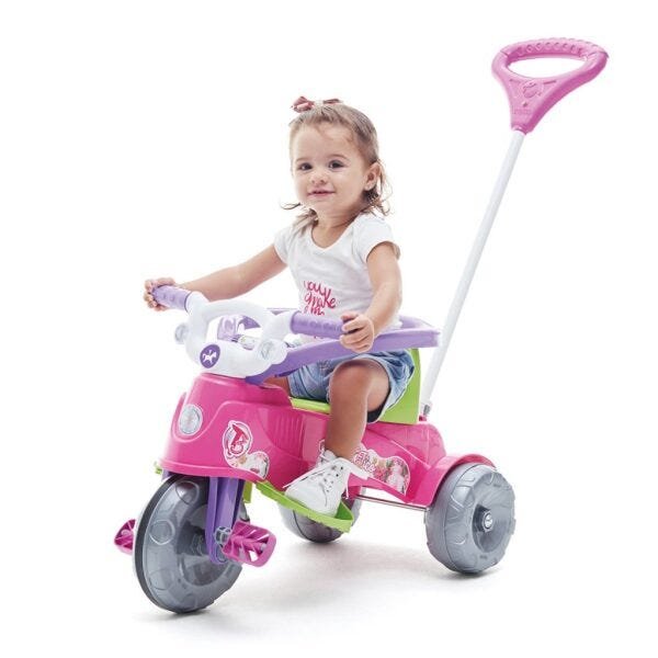 Triciclo de criança Motoca Infantil lazer do Bebe Nathor - Verde