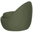 Ver imagem 7 de Poltrona Decorativa Orgânica Kaira Base Fixa Linho Verde - Nexta Casa