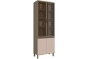 Ver imagem 1 de Paneleiro de Cozinha Cristaleira Connect c/ 4 Portas (2 c/ Vidro) 71.5cm Off White - Henn