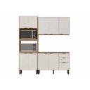 Ver imagem 7 de Kit Modulado Demóbile 3 Peças Firenze C3p49 Amendola/nude Prime Tx