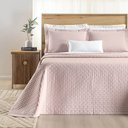 Ver imagem 3 de Kit Cobre Leito Colcha Marley Queen Dupla Face - Rosa