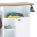 Ver imagem 5 de Tábua de Passar Roupa com Balcão Vitória Branco 107 Cm - Pallazio