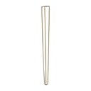 Ver imagem 4 de Kit 2 Pés de Metal 90 CM Hairpin Legs Aparador e Mesa de Canto Dourado