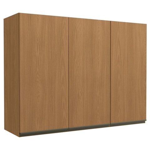 Armario Aereo 3 Portas 120 Cm Mdp Maxxi G766 Canela Kappesberg