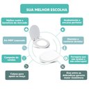 Ver imagem 4 de Assento Sanitário Tampa de Vaso Branco Mdf Laqueado Aspen para Bacia Deca
