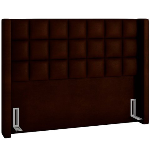 Cabeceira Cama Box Casal 195 Cm Paris Couríssimo Marrom - Lyam Decor