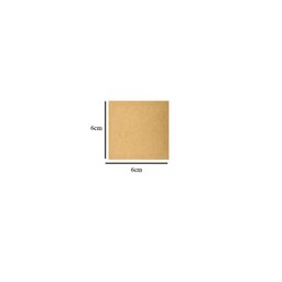 Kit com 1000 Placas Mdf Lisa 3mm Tamaho 6x6cm - 2