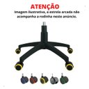 Ver imagem 6 de Kit C/05 Rodizio Semi Silicone Pu 55mm Amarelo/pr