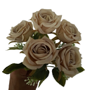 Ver imagem 1 de Flor Artificial Buquê com 5 Rosas