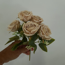 Ver imagem 4 de Flor Artificial Buquê com 5 Rosas