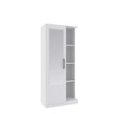 Ver imagem 2 de Armário Multiuso com Espelho 1 Porta 7 Prateleiras Classic Rodial