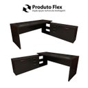 Ver imagem 5 de Mesa de Escritório em L 190cm Tampo 40mm Balcão e 3 Gavetas