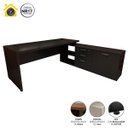 Ver imagem 3 de Mesa de Escritório em L 170cm Tampo 40mm Balcão e 3 Gavetas