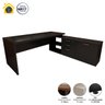 Mesa de Escritório em L 170cm Tampo 40mm Balcão e 3 Gavetas - 3