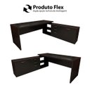 Ver imagem 5 de Mesa de Escritório em L 170cm Tampo 40mm Balcão e 3 Gavetas