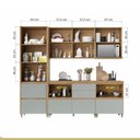 Ver imagem 4 de Cozinha 8 Peças 100% Mdf Rainha Gourmet Nature-verde