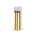 Ver imagem 1 de Vaso Decorativo em Metal Dourado com Acrílico Texturizado 25cm RKP0044 Btc