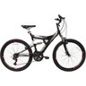 Bicicleta Track & Bikes, Aro 26, 18 marchas, Dupla Suspensão, Preta - TB 300 - 1