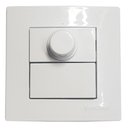 Ver imagem 2 de caixa sobrepor tipo x linha sleek branco MarGirius 75 x 50 x 75 mm 1 interruptor paralelo + controle