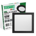 Ver imagem 1 de Painel de Led Quadrado Embutir 18w Preto Bivolt Taschibra 4000k Luz Neutra