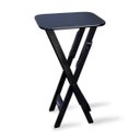 Ver imagem 4 de Jogo de Mesa Bistrô com 2 Banqueta Dobrável para Area Gourmet - Preto