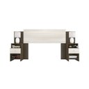 Ver imagem 2 de Cabeceira Extensível Casal/Queen 2 Mesas de Apoio Maceió Poliman Móveis