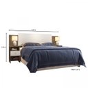 Ver imagem 5 de Cabeceira Extensível Casal/Queen 2 Mesas de Apoio Maceió Poliman Móveis