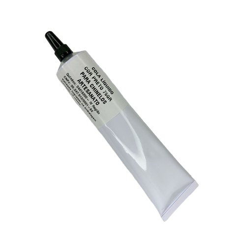 Cola Líquido Cor Preto 75gr para Chinelos Artesanato