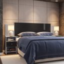 Ver imagem 1 de Cabeceira Extensível Casal/Queen 2 Mesas de Apoio Maceió Poliman Móveis