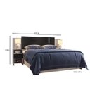 Ver imagem 5 de Cabeceira Extensível Casal/Queen 2 Mesas de Apoio Maceió Poliman Móveis