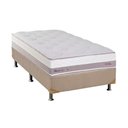 Ver imagem 1 de Cama Box Solteiro: Colchão Molas Herval Maxspring Tower + Base CRC Suede Clean(88x188)