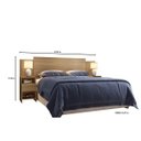 Ver imagem 5 de Cabeceira Extensível Casal/Queen 2 Mesas de Apoio Maceió Poliman Móveis