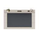 Ver mais imagens de Rack com Painel Ripado para TV até 75 Polegadas 216CMX220CM Fortaleza Off White Matte / Freijó