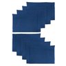 Kit 8 Fronhas Ponto Palito Percal 600 Fios Callandra cor:azul - 1
