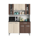 Ver imagem 6 de Armário de Cozinha 8 Portas 1 Gaveta Gabi Branco