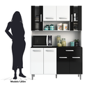 Ver imagem 7 de Armário de Cozinha 8 Portas 1 Gaveta Gabi 