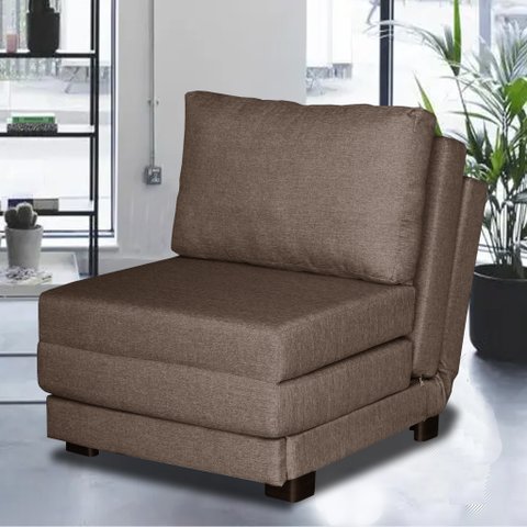 Poltrona Cama Mova_mm que Se Transforma em Sofá Cama Solteiro Reclinável Resistente e Confortável em