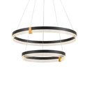 Ver imagem 1 de Lustre Pendente Astraled Doly Pl-9856 Preto Led Bivolt Preto Pl-9856