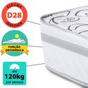 Ver imagem 4 de Cama Box com Auxiliar e Colchão Queen Firme Espuma D28 158x198m Bf Colchões