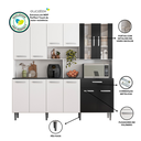 Ver imagem 4 de Armário de Cozinha 12 Portas 1 Gaveta Clara Yescasa