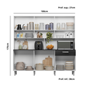 Ver imagem 7 de Armário de Cozinha 12 Portas 1 Gaveta Clara Yescasa