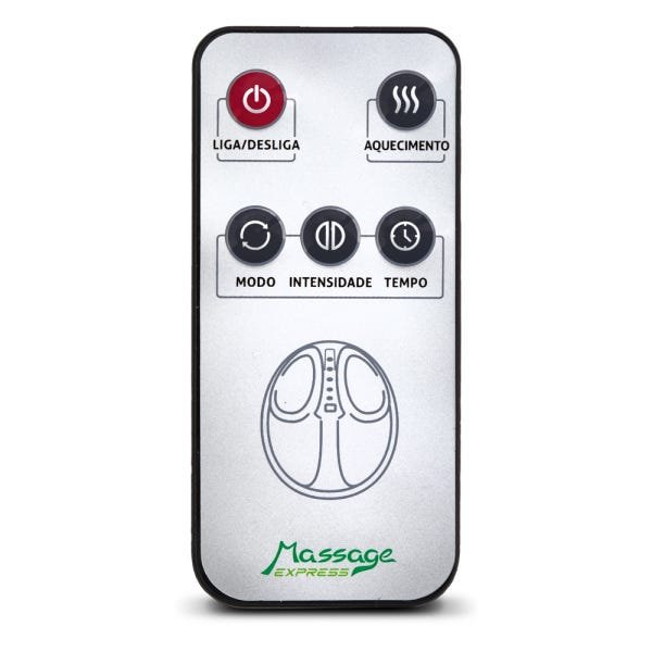 Massageador para Pés Ease Foot com Airbags, Roller e Aquecimento - Massage Express - Cor Cinza - 5