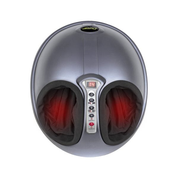 Massageador para Pés Ease Foot com Airbags, Roller e Aquecimento - Massage Express - Cor Cinza - 3