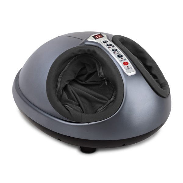 Massageador para Pés Ease Foot com Airbags, Roller e Aquecimento - Massage Express - Cor Cinza - 1