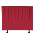 Ver imagem 1 de Cabeceira Estofada king 195CM Cora Courino Vermelho - D A DECOR D&A Decor