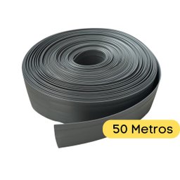 Protetor Fechamento de Portão Grade Cinza 50 Mts + Grampos de Fixação - 4