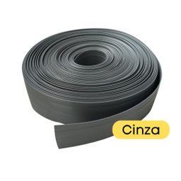 Protetor Fechamento de Portão Grade Cinza 50 Mts + Grampos de Fixação - 3